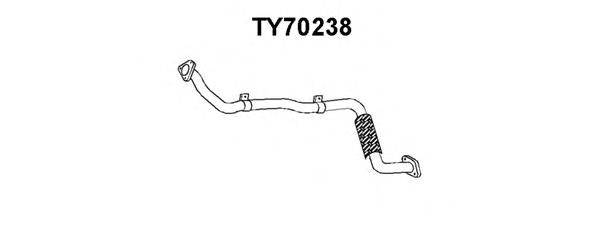 Труба выхлопного газа VENEPORTE TY70238