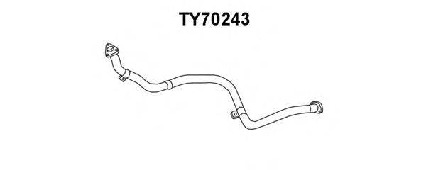 Труба выхлопного газа VENEPORTE TY70243