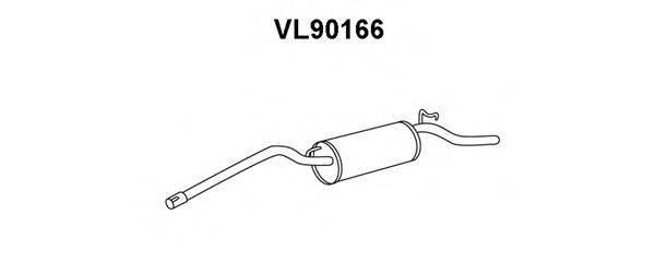 Глушитель выхлопных газов конечный VENEPORTE VL90166