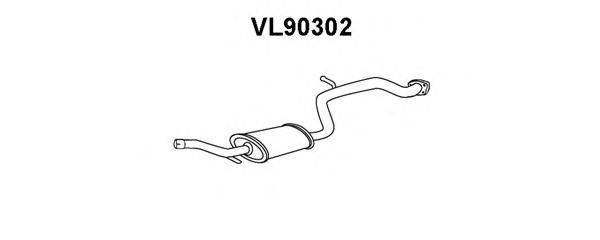 Предглушитель выхлопных газов VENEPORTE VL90302