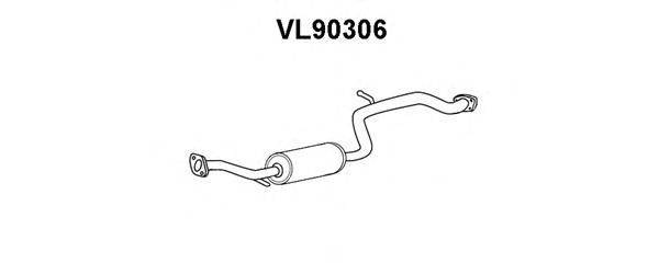 Предглушитель выхлопных газов VENEPORTE VL90306