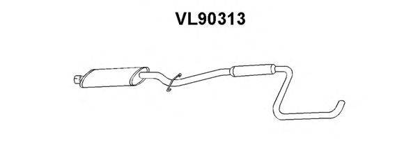 Предглушитель выхлопных газов VENEPORTE VL90313