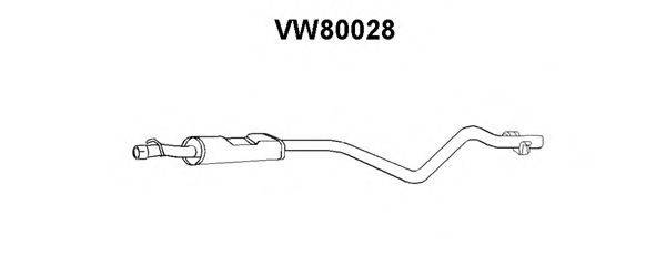 Предглушитель выхлопных газов VENEPORTE VW80028