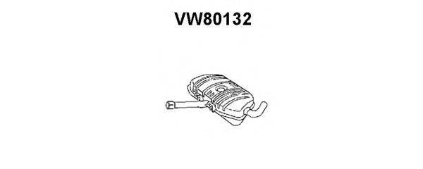 Средний глушитель выхлопных газов VENEPORTE VW80132