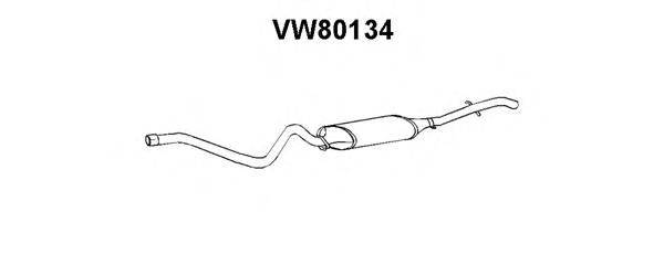 Глушитель выхлопных газов конечный VENEPORTE VW80134