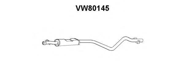 Предглушитель выхлопных газов VENEPORTE VW80145