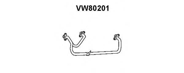 Труба выхлопного газа VENEPORTE VW80201