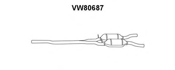 Предглушитель выхлопных газов VENEPORTE VW80687