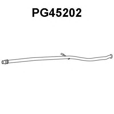 Труба выхлопного газа VENEPORTE PG45202