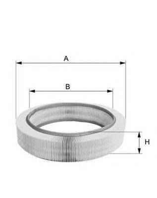 Воздушный фильтр OPEN PARTS EAF3576.20