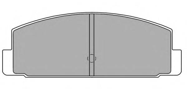 Комплект тормозных колодок, дисковый тормоз FREMAX 20328