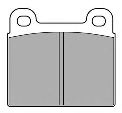 Комплект тормозных колодок, дисковый тормоз FREMAX FBP0137