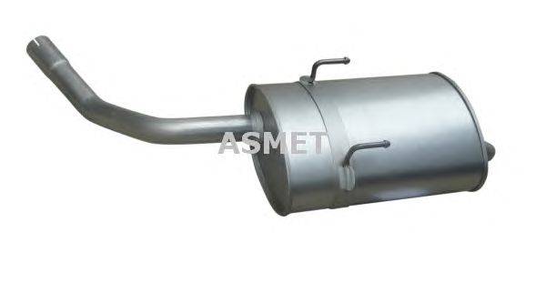 Глушитель выхлопных газов конечный ASMET 30016
