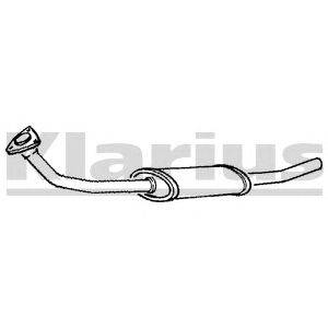 Предглушитель выхлопных газов KLARIUS 140045