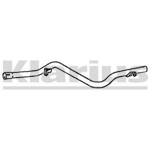 Труба выхлопного газа KLARIUS 140164