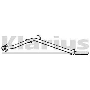 Труба выхлопного газа KLARIUS 140186