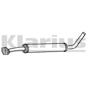 Средний глушитель выхлопных газов KLARIUS 230711