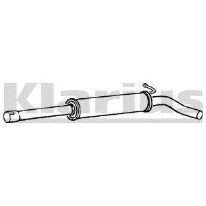 Средний глушитель выхлопных газов KLARIUS 220960