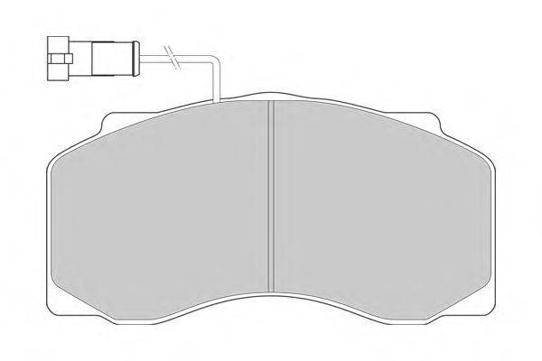 Комплект тормозных колодок, дисковый тормоз SIMER 1087
