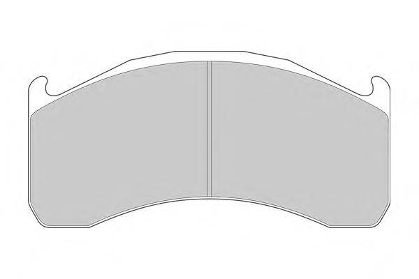 Комплект тормозных колодок, дисковый тормоз SIMER 1091