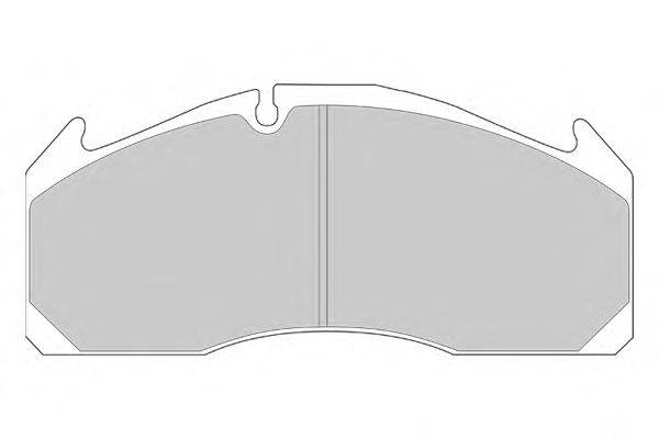 Комплект тормозных колодок, дисковый тормоз SIMER 1092