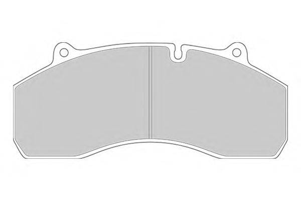 Комплект тормозных колодок, дисковый тормоз SIMER 1093