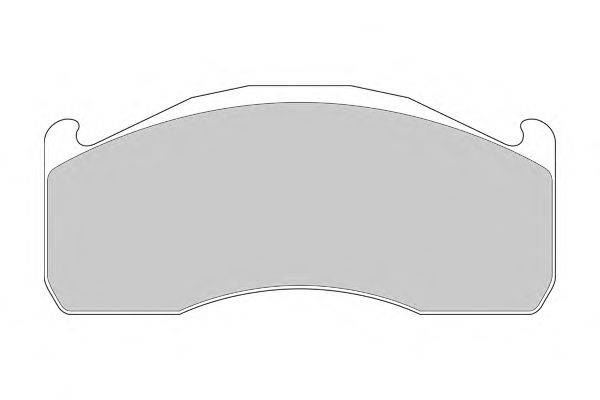 Комплект тормозных колодок, дисковый тормоз SIMER 29151