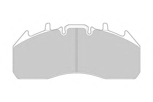 Комплект тормозных колодок, дисковый тормоз SIMER 1105