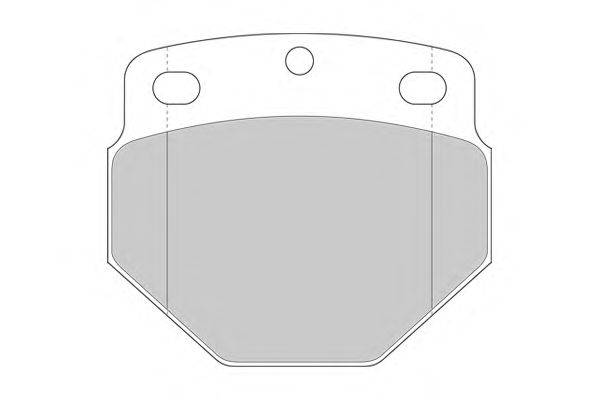 Комплект тормозных колодок, дисковый тормоз SIMER 1109