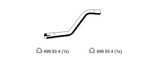 Труба выхлопного газа ERNST 311533