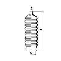Пыльник, рулевое управление SPIDAN 83906