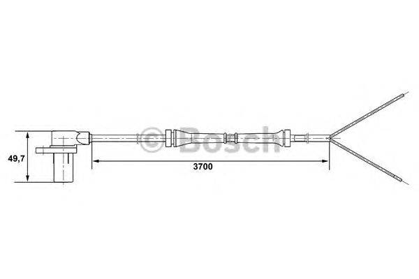 Датчик, частота вращения колеса BOSCH 0 265 006 215