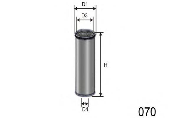 Воздушный фильтр MISFAT R165