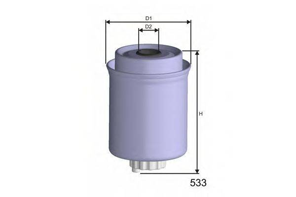 Топливный фильтр MISFAT M622