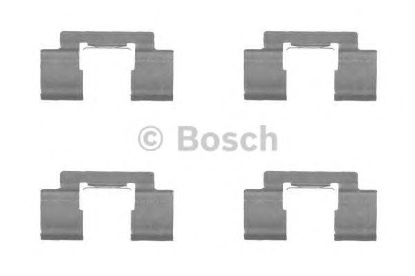 Комплектующие, колодки дискового тормоза BOSCH 1987474457