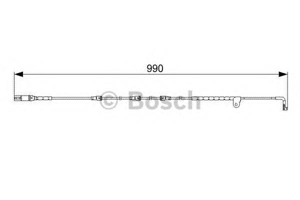 Сигнализатор, износ тормозных колодок BOSCH 1 987 473 049
