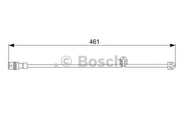 Сигнализатор, износ тормозных колодок BOSCH 1 987 473 063