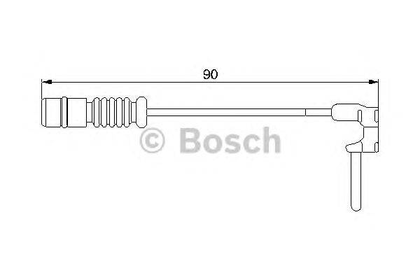 Сигнализатор, износ тормозных колодок BOSCH AP160