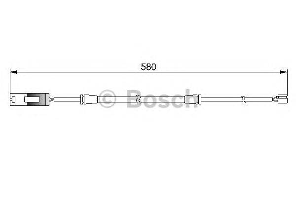 Сигнализатор, износ тормозных колодок BOSCH AP196