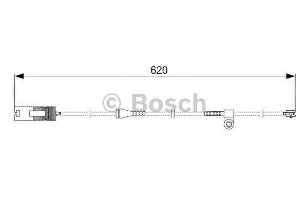 Сигнализатор, износ тормозных колодок BOSCH 955