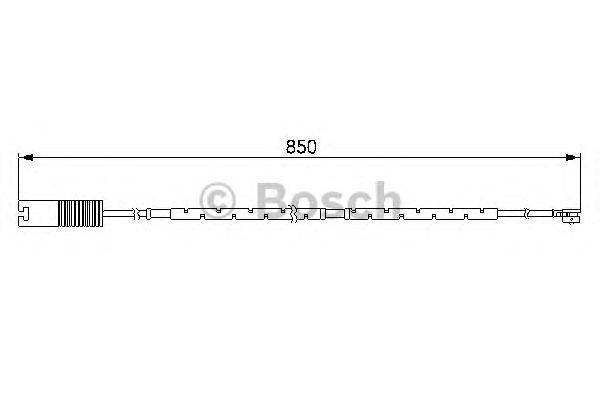 Сигнализатор, износ тормозных колодок BOSCH 998