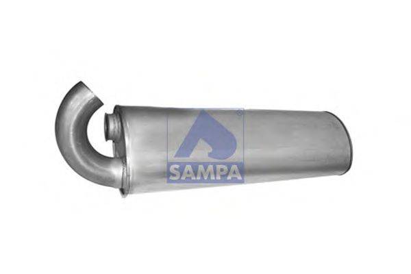 Средний / конечный глушитель ОГ SAMPA 050.453