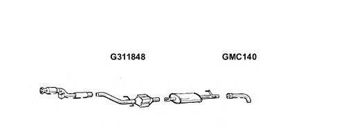 Система выпуска ОГ GT Exhaust 10395
