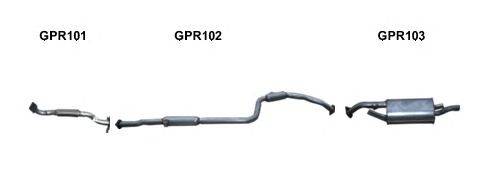 Система выпуска ОГ GT Exhaust 10525