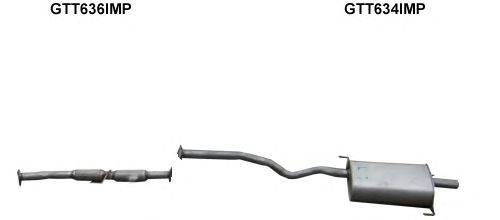 Система выпуска ОГ GT Exhaust 3160