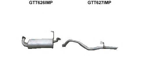 Система выпуска ОГ GT Exhaust 4036