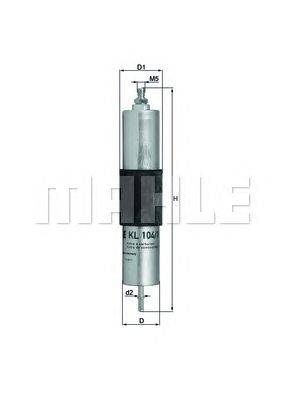 Топливный фильтр KNECHT KL 104/1