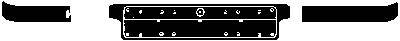 Кронштейн щитка номерного знака ARGENTUM 1205214