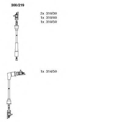 Комплект проводов зажигания BREMI 300219