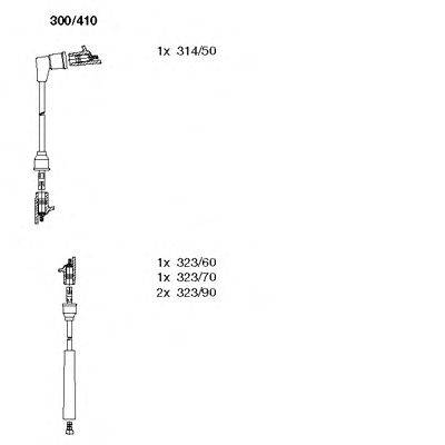 Комплект проводов зажигания BREMI 300410
